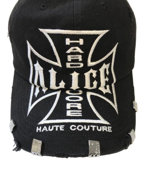 ALICE Hollywood（アリス ハリウッド）ALICE Hollywood (アリス ハリウッド) CHOPPER CAP ブラック サイズ:表記なしの古着・服飾アイテム
