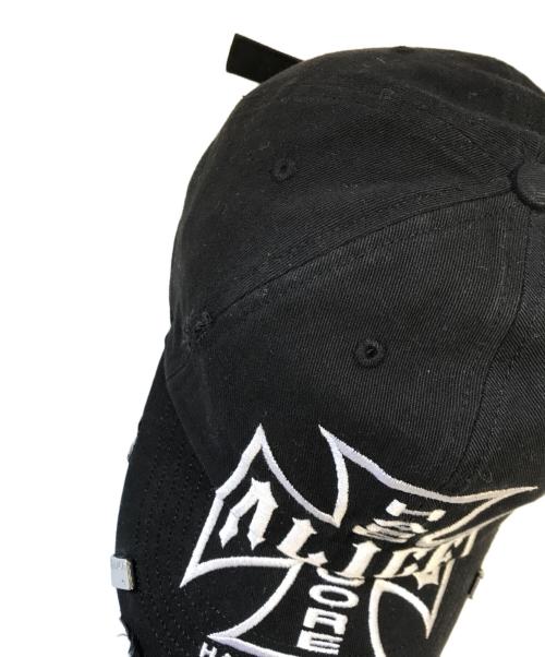 ALICE Hollywood（アリス ハリウッド）ALICE Hollywood (アリス ハリウッド) CHOPPER CAP ブラック サイズ:表記なしの古着・服飾アイテム