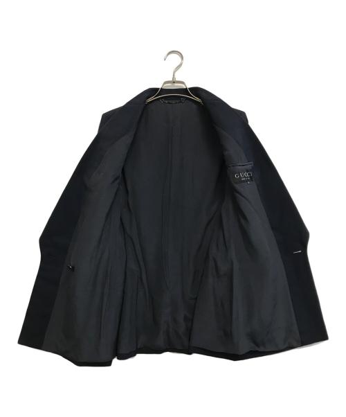 GUCCI（グッチ）GUCCI (グッチ) モヘア混スカートセットアップ ブラック サイズ:40の古着・服飾アイテム