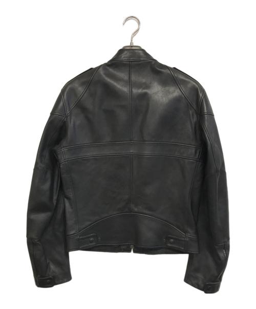 GUCCI（グッチ）GUCCI (グッチ) レザージャケット ブラック サイズ:46の古着・服飾アイテム