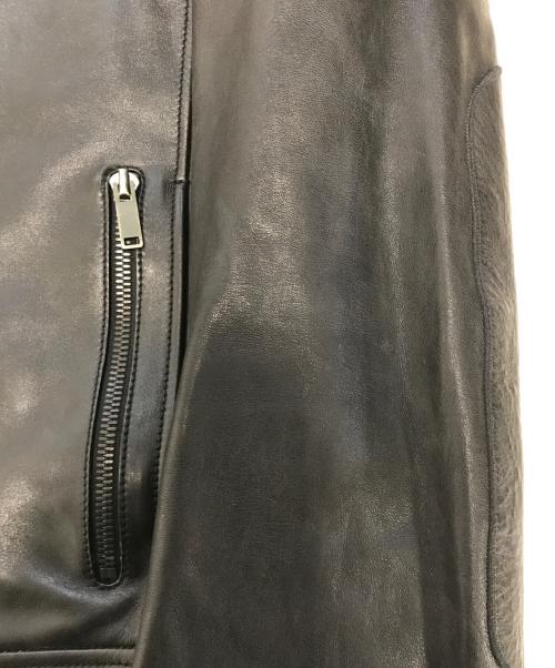 GUCCI（グッチ）GUCCI (グッチ) レザージャケット ブラック サイズ:46の古着・服飾アイテム