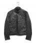 GUCCI（グッチ）の古着「レザージャケット」｜ブラック