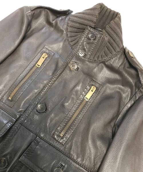 GUCCI（グッチ）GUCCI (グッチ) マドンナ ボンバージャケット ブラウン サイズ:48の古着・服飾アイテム