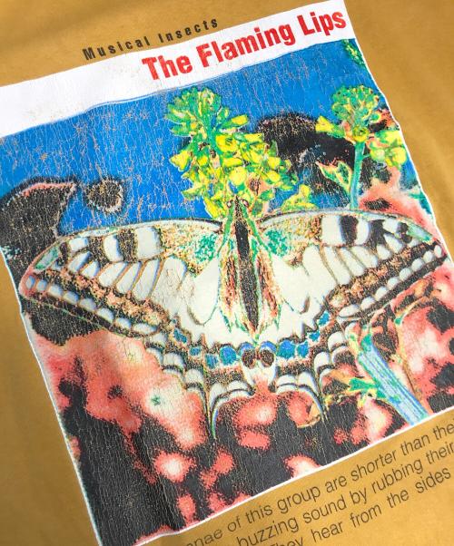 バンドTシャツ（バンドTシャツ）バンドTシャツ (バンドTシャツ) 90's the flaming lips(ザ・フレーミング・リップス) バンドTシャツ イエロー サイズ:XLの古着・服飾アイテム