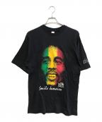 sun island×BOB MARLEYサンイアイランド×ボブ・マーリィ）の古着「アーティストTシャツ」｜ブラック
