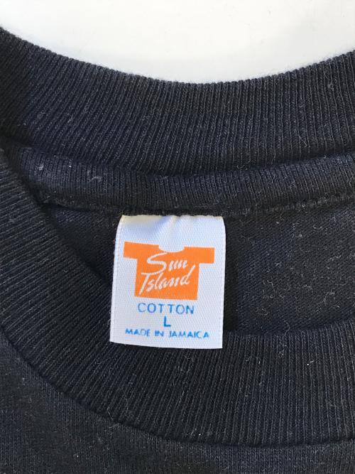 sun island（サンイアイランド）sun island (サンイアイランド) BOB MARLEY (ボブ・マーリィ) アーティストTシャツ ブラック サイズ:Lの古着・服飾アイテム