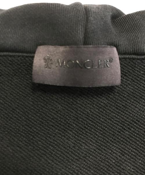 MONCLER（モンクレール）MONCLER (モンクレール) フードロゴハーフジップパーカー ブラック サイズ:Ｓの古着・服飾アイテム