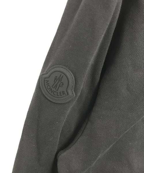 MONCLER（モンクレール）MONCLER (モンクレール) フードロゴハーフジップパーカー ブラック サイズ:Ｓの古着・服飾アイテム