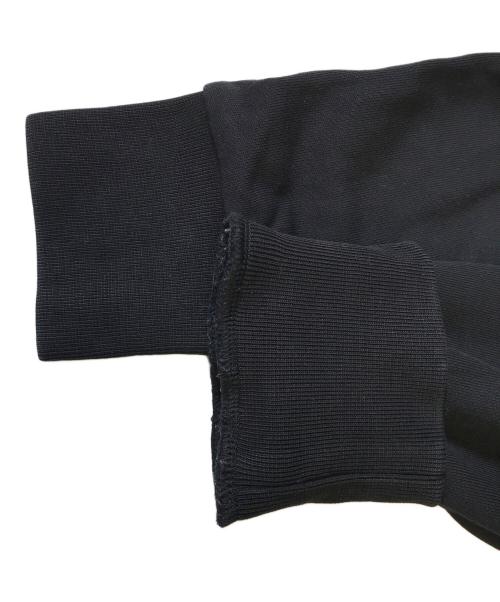 MONCLER（モンクレール）MONCLER (モンクレール) フードロゴハーフジップパーカー ブラック サイズ:Ｓの古着・服飾アイテム