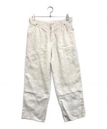 A MACHINE（エーマシン）の古着「リネンパンツ」｜ホワイト