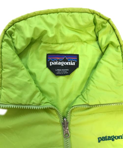 Patagonia（パタゴニア）Patagonia (パタゴニア) パファージャケット 黄緑 サイズ:Lの古着・服飾アイテム
