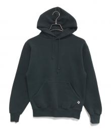 RUSSELL ATHLETIC（ラッセルアスレチック）の古着「プルオーバーパーカー」｜ブラック