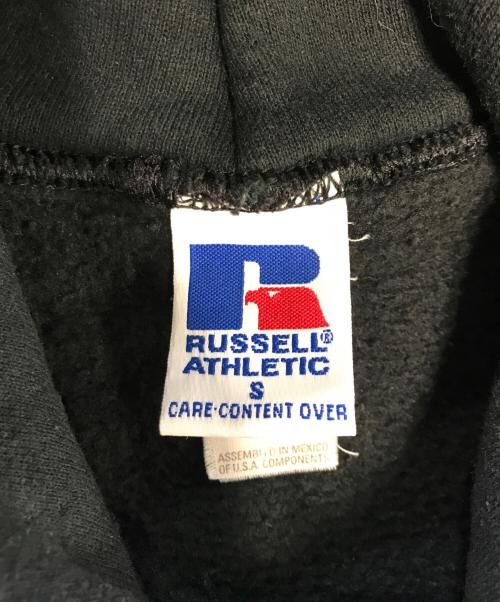 RUSSELL ATHLETIC（ラッセルアスレチック）RUSSELL ATHLETIC (ラッセルアスレチック) プルオーバーパーカー ブラック サイズ:Sの古着・服飾アイテム
