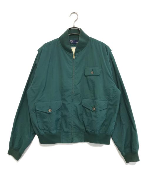 POLO RALPH LAUREN（ポロ・ラルフローレン）POLO RALPH LAUREN (ポロ・ラルフローレン) Shawl Collar Blouson グリーン サイズ:Lの古着・服飾アイテム