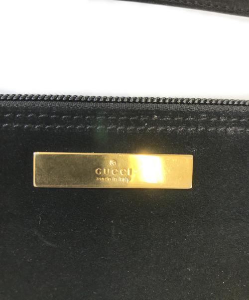 GUCCI（グッチ）GUCCI (グッチ) GGキャンバスハンドバッグ ブラック サイズ:表記なしの古着・服飾アイテム
