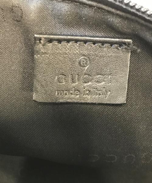 GUCCI（グッチ）GUCCI (グッチ) GGキャンバスハンドバッグ ブラック サイズ:表記なしの古着・服飾アイテム