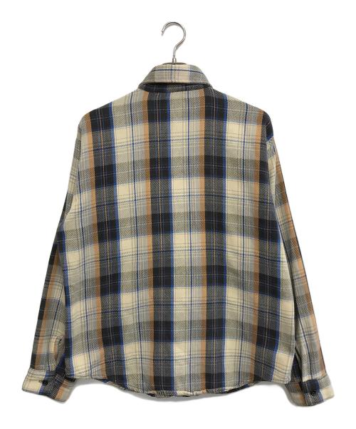 FIVE BROTHER（ファイブブラザー）FIVE BROTHER (ファイブブラザー) ヘビーネルシャツ ベージュ サイズ:Lの古着・服飾アイテム