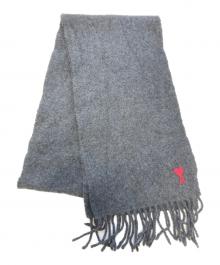 ami（アミ）の古着「RED ADC SCARF」｜グレー