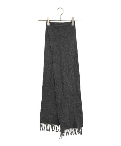 ami（アミ）ami (アミ) RED ADC SCARF グレー サイズ:表記なしの古着・服飾アイテム
