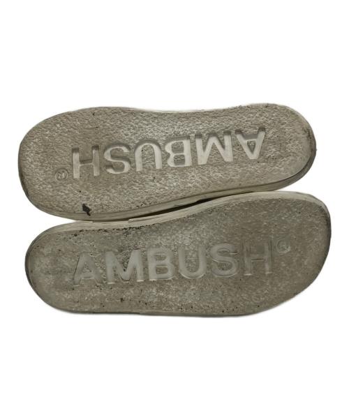 AMBUSH（アンブッシュ）AMBUSH (アンブッシュ) LEATHER MIX HI-TOP SNEAKER ベージュ サイズ:43の古着・服飾アイテム