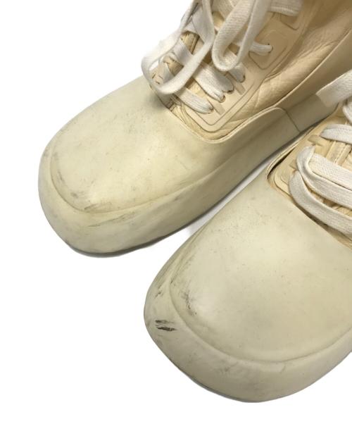 AMBUSH（アンブッシュ）AMBUSH (アンブッシュ) LEATHER MIX HI-TOP SNEAKER ベージュ サイズ:43の古着・服飾アイテム