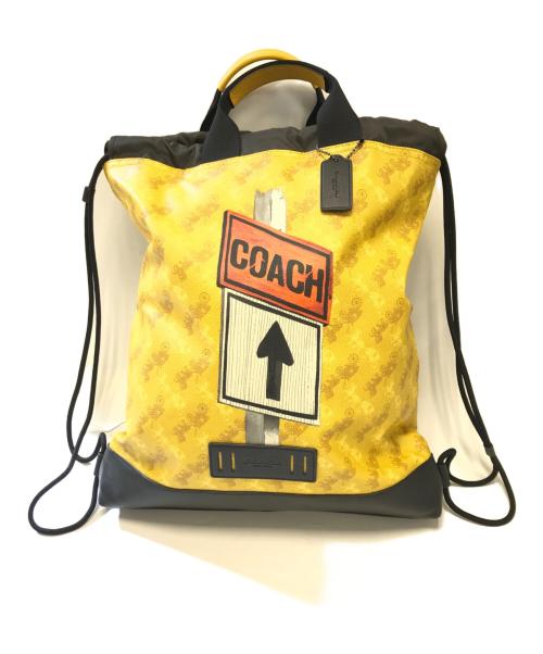 COACH（コーチ）COACH (コーチ) ナップサック イエロー サイズ:表記なしの古着・服飾アイテム