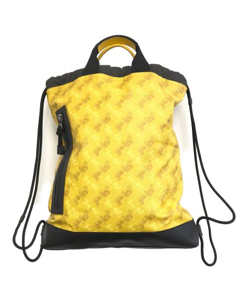 COACH（コーチ）COACH (コーチ) ナップサック イエロー サイズ:表記なしの古着・服飾アイテム