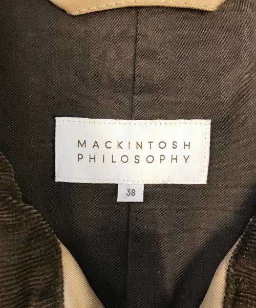 MACKINTOSH PHILOSOPHY（マッキントッシュ フィロソフィー）MACKINTOSH PHILOSOPHY (マッキントッシュ フィロソフィー) ミリタリージャケット ブラウン サイズ:38の古着・服飾アイテム