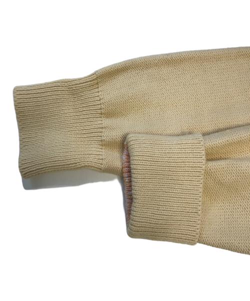 maison kitsune（メゾンキツネ）maison kitsune (メゾンキツネ) ニットカーディガン マルチカラー サイズ:Lの古着・服飾アイテム