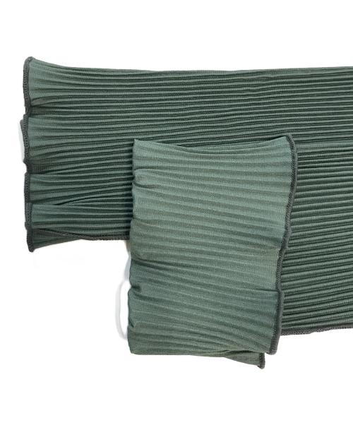 kotohayokozawa（コトハヨコザワ）kotohayokozawa (コトハヨコザワ) プリーツカットソー グリーン サイズ:表記なしの古着・服飾アイテム