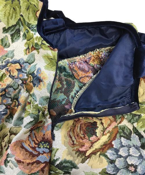 POPPY（ポピー）POPPY (ポピー) ゴブランリボンドレス マルチカラー サイズ:M 未使用品の古着・服飾アイテム