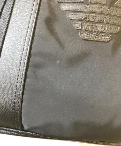 EMPORIO ARMANI（エンポリオ アルマーニ）EMPORIO ARMANI (エンポリオ アルマーニ) ボストンバッグ ブラックの古着・服飾アイテム