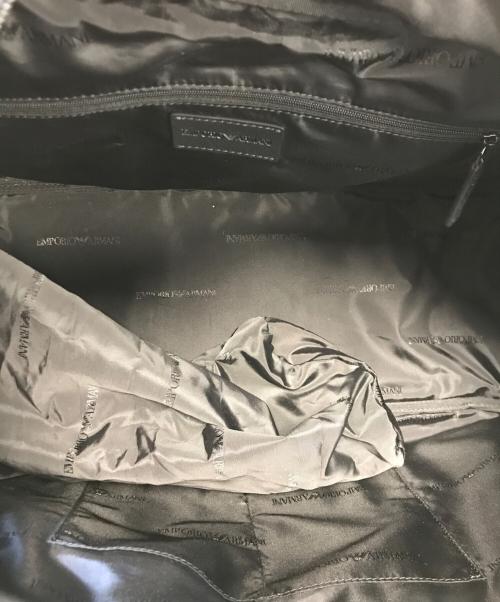 EMPORIO ARMANI（エンポリオ アルマーニ）EMPORIO ARMANI (エンポリオ アルマーニ) ボストンバッグ ブラックの古着・服飾アイテム