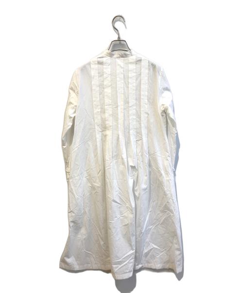 ne quittez pas（ヌキテパ）ne quittez pas (ヌキテパ) ノーカラーレースワンピ-ス　010482320 ホワイト サイズ:-の古着・服飾アイテム