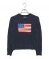 POLO RALPH LAUREN（ポロ・ラルフローレン）の古着「星条旗ニット」｜ネイビー