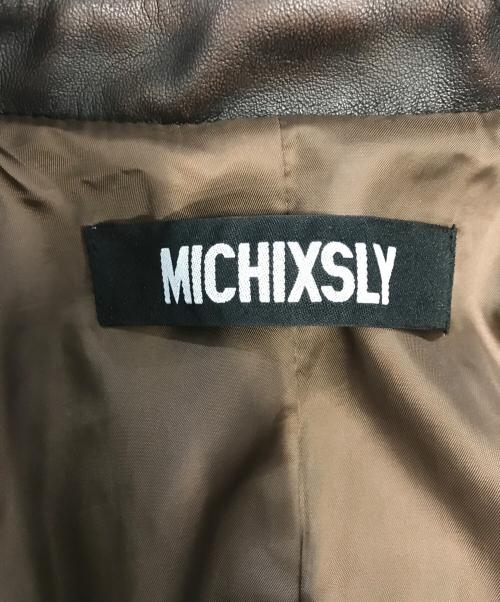 MICHIXSLY（ミチカケルスライ）MICHIXSLY (ミチカケルスライ) フェイクレザージャケット ブラウン サイズ:FREEの古着・服飾アイテム