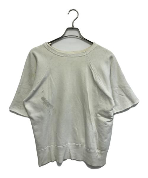 Hanes（ヘインズ）Hanes (ヘインズ) 半袖ラグランスウェット ホワイト サイズ:XLの古着・服飾アイテム