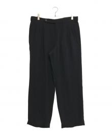 GIORGIO ARMANI（ジョルジョアルマーニ）の古着「ウールスラックス」｜ブラック