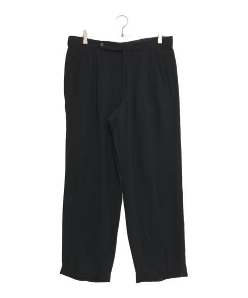 GIORGIO ARMANI（ジョルジョアルマーニ）GIORGIO ARMANI (ジョルジョアルマーニ) ウールスラックス ブラック サイズ:表記なしの古着・服飾アイテム