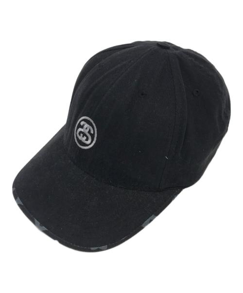 stussy（ステューシー）stussy (ステューシー) キャップ ブラック サイズ:表記なしの古着・服飾アイテム