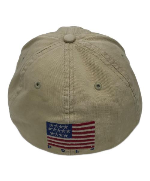 POLO RALPH LAUREN（ポロ・ラルフローレン）POLO RALPH LAUREN (ポロ・ラルフローレン) キャップ ベージュ サイズ:Lの古着・服飾アイテム