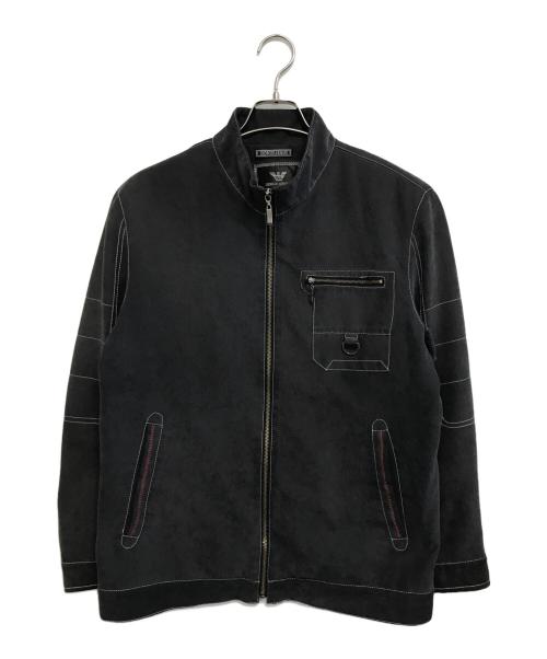 GIORGIO ARMANI（ジョルジョアルマーニ）GIORGIO ARMANI (ジョルジョアルマーニ) スタンドカラージャケット グレー サイズ:Mの古着・服飾アイテム