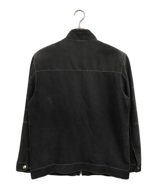 GIORGIO ARMANI（ジョルジョアルマーニ）GIORGIO ARMANI (ジョルジョアルマーニ) スタンドカラージャケット グレー サイズ:Mの古着・服飾アイテム