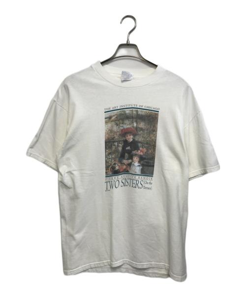 Hanes（ヘインズ）Hanes (ヘインズ) プリントTシャツ ホワイト サイズ:Lの古着・服飾アイテム
