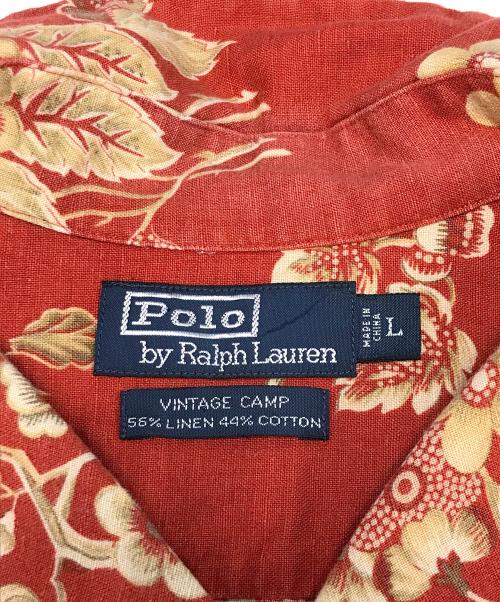 POLO RALPH LAUREN（ポロ・ラルフローレン）POLO RALPH LAUREN (ポロ・ラルフローレン) アロハシャツ レッド サイズ:Lの古着・服飾アイテム