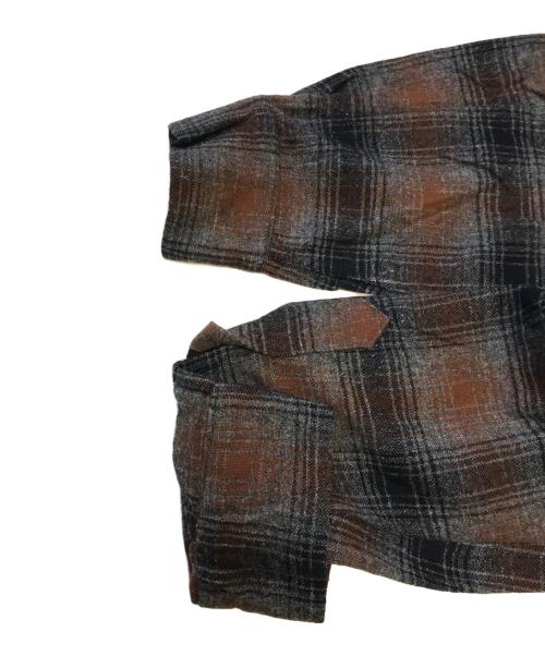 SPORTSMAN（スポーツマン）SPORTSMAN (スポーツマン) ボードシャツ ブラウン サイズ:Mの古着・服飾アイテム