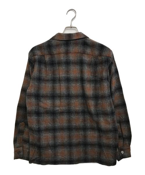 SPORTSMAN（スポーツマン）SPORTSMAN (スポーツマン) ボードシャツ ブラウン サイズ:Mの古着・服飾アイテム