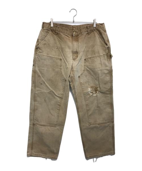 CarHartt（カーハート）CarHartt (カーハート) ダブルニーペインターパンツ ブラウン サイズ:38-30の古着・服飾アイテム