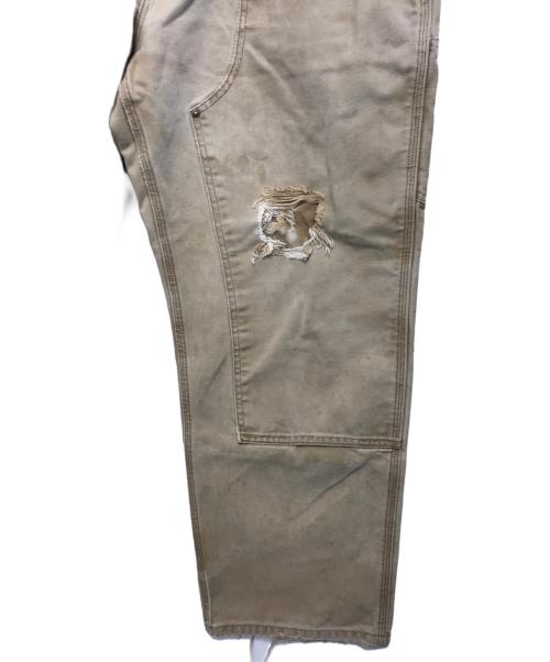 CarHartt（カーハート）CarHartt (カーハート) ダブルニーペインターパンツ ブラウン サイズ:38-30の古着・服飾アイテム