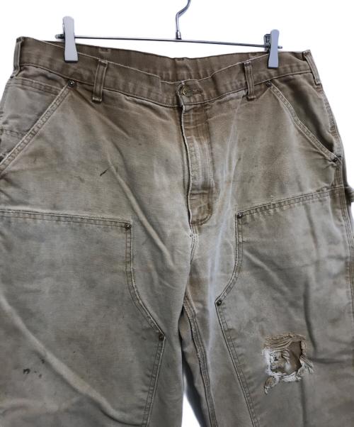 CarHartt（カーハート）CarHartt (カーハート) ダブルニーペインターパンツ ブラウン サイズ:38-30の古着・服飾アイテム